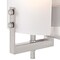 Westinghouse Fixture Wall 60W Enzo James, Brushed Nickel Forsted Curved Glassass 6369500 - alternate 5